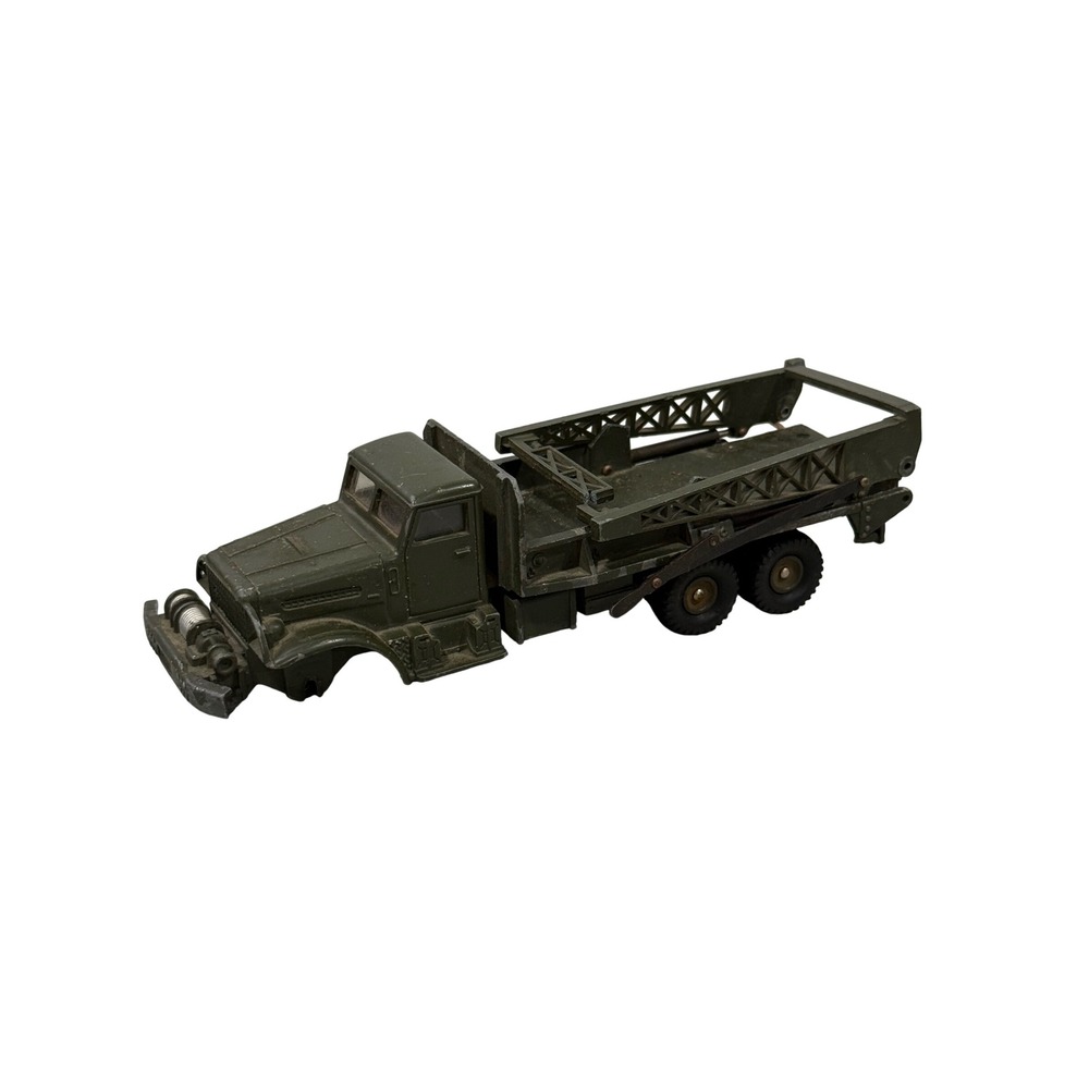 Vintage Dinky Supertoys Brockway Bridge Layer 884 Military Truck Made in France